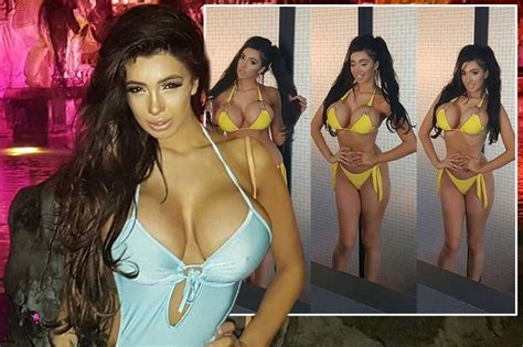 Chloe Mafia Flashes Her Eye Popping Boobs And Bod In A Skimpy Yellow Bikini Irish Mirror Online