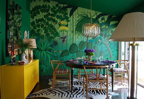 Tropical Green Rooms Decorating Ideas For Summer Room