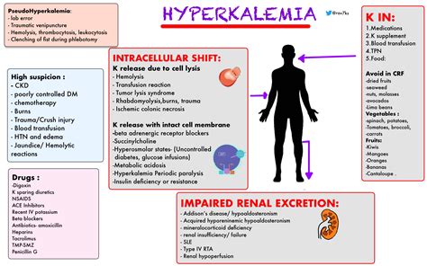 Causes Of Hyperkalemia Differential Diagnosis Framework Grepmed My