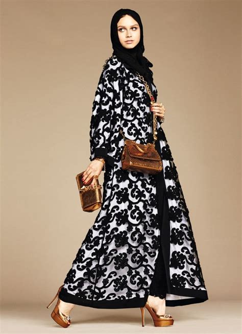 exclusive the dolce and gabbana abaya collection debut abaya fashion fashion hijab collection