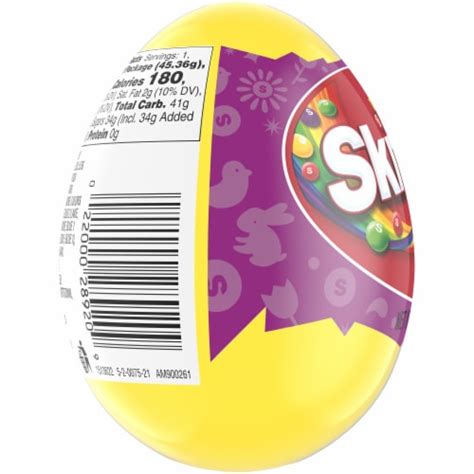 Skittles Original Chewy Candy Filled Easter Egg Easter Basket Candy 1