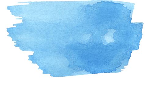 23 Blue Watercolor Brush Stroke Png Transparent Vol 2