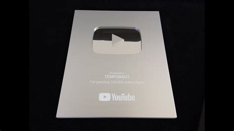 Silver Play Button New Design 2018 Youtube