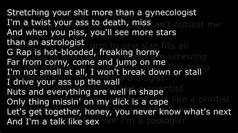 Kool G Rap Talk Like Sex Lyrics Youtube