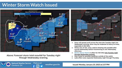 Nws Cleveland On Twitter Snow Will Spread North Across The Area Late