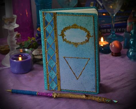 Water Element Book Of Shadows Handcrafted Sea Journal Wiccan Etsy