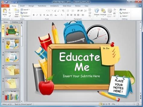 Free Powerpoint Template For Teachers 97 Best Presentaciones Power