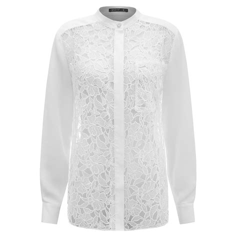 motf premium guipure lace blouse shein in