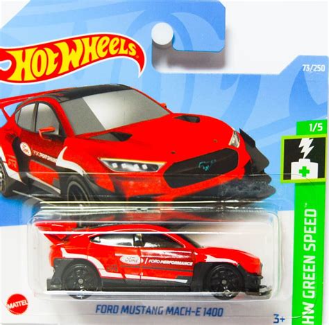 Hot Wheels Ford Mustang Mach E Red Hw Green Speed Perfect Etsy