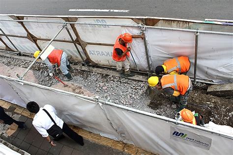 자카르타 MRT 건설 프로젝트 한창 사진게시판 교민과 함께하는 신문