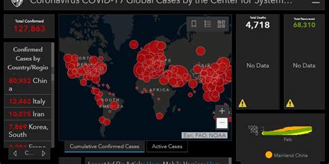 Interactive Map Track All Reported Coronavirus Cases In The World