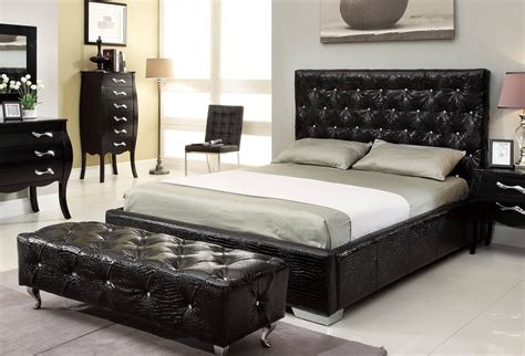 20 New Black Leather Bedroom Set Findzhome
