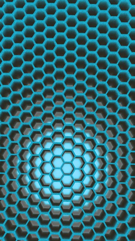 Honeycomb Teal Wallpaper By Tetritek 4d Free On Zedge™