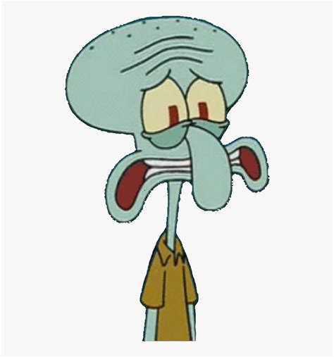 Squidward Face SVG