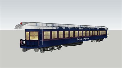 The Polar Express Platform Car 3d Warehouse