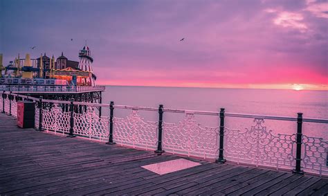 Brighton Pier At Sunset Photograph By Marius Comanescu