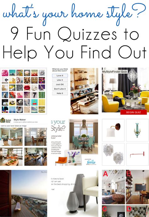 You may be one style of homeschooler naturally but come to fall in love with the values of another style as i have. {style inspiration} 9 Fun Quizzes to Find Your Home Design ...