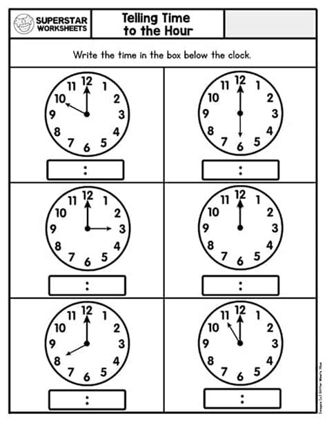 Telling Time Worksheets For Kindergarten Worksheets Decoomo