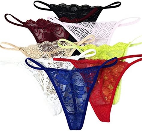 Ayaya Sexy Lace Lingerie T Back Thongs Pack Of S Muti Color Cameratia