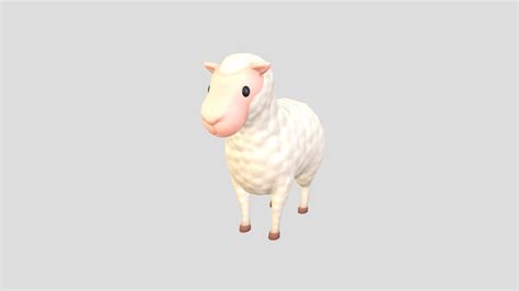 cartoon sheep buy royalty free 3d model by bariacg [a288ce7] sketchfab store