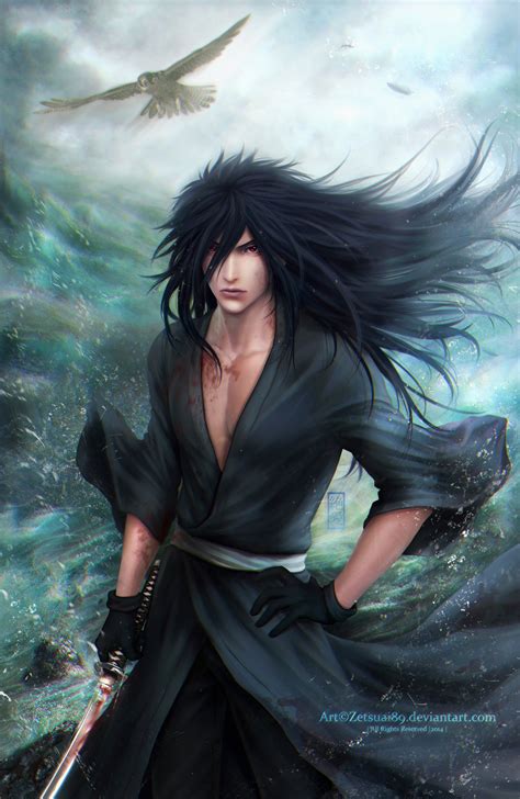Anime Series Naruto Uchiha Madara Long Hair Single Character Wallpapers Hd Desktop And