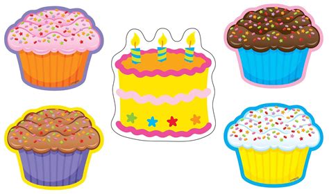 Birthday Cupcake Template Bulletin Board