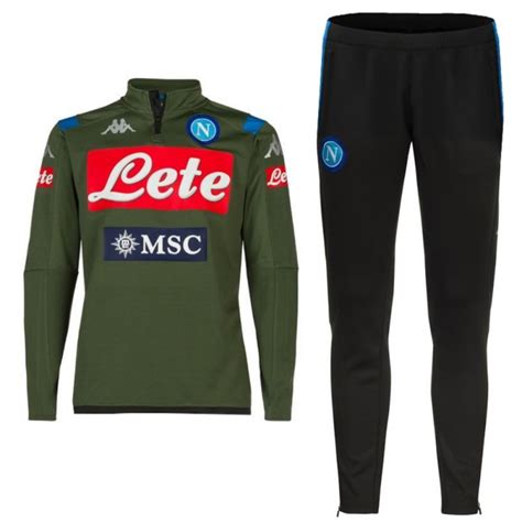Kappa jungen ssc napoli asteco trainingsanzug dunkelnavy. SSC Napoli Technical Trainingsanzug 2019/20 olive green ...