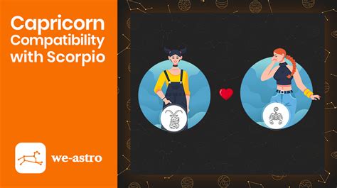 capricorn and scorpio compatibility we astro