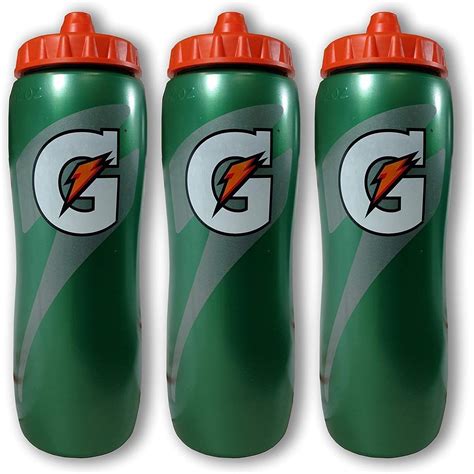Gatorade 32 Ounce Contour Style Squeeze Water Bottle 3 Pack Amazon