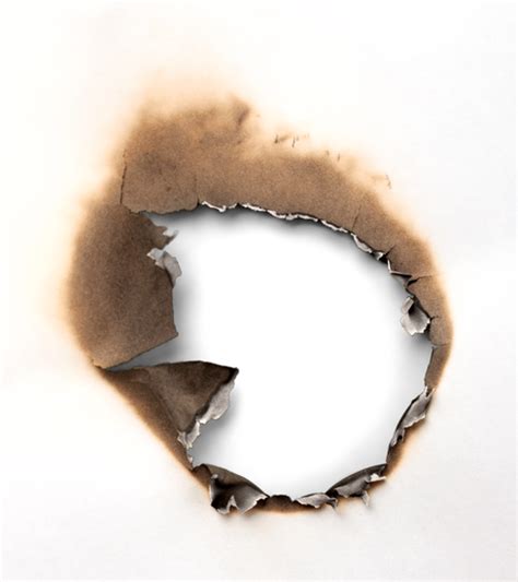Download Transparent Hole Burned Burnt Paper Png Png Image With No