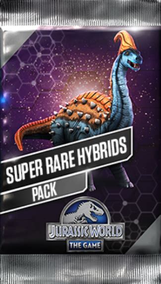 Super Rare Hybrids Pack Jurassic World The Game Wiki Fandom