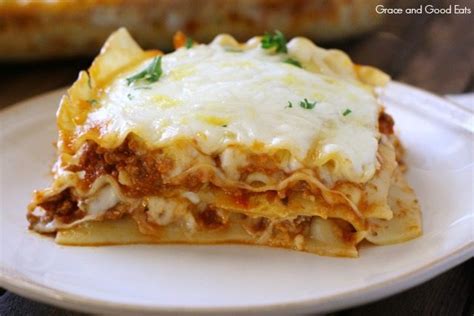 Creamy Lasagna Without Ricotta Cheese Grace And Good Eats