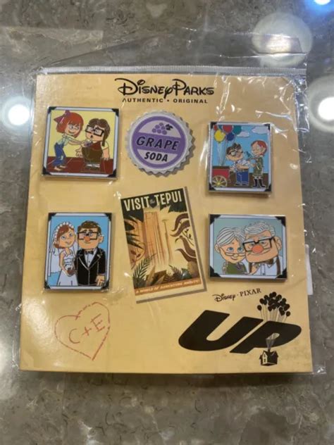 Disney Pixar Up Carl And Ellie Thru The Years 4 Pin Booster Set S01 49