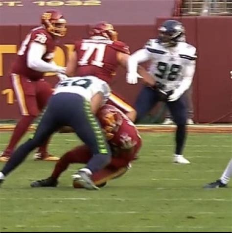 It was at this point where the refs tried handing the game to the WFT