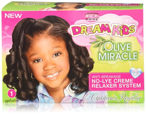 African Pride Dream Kids Olive Miracle Relaxer Regular Contains Olive
