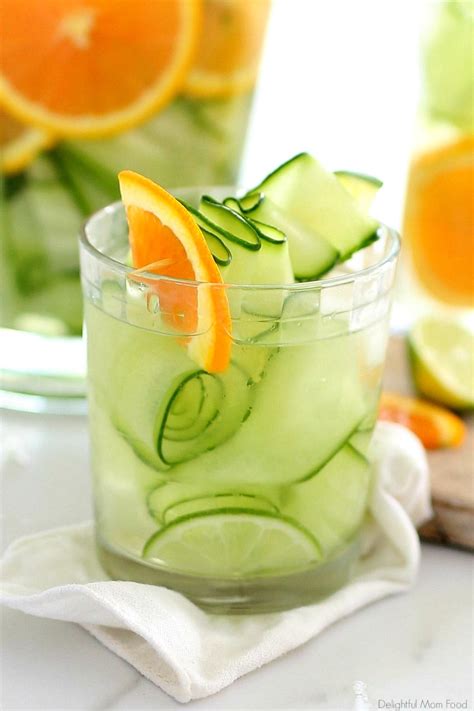 Cucumber Water Recipe With Orange Lime And Mint Dmf