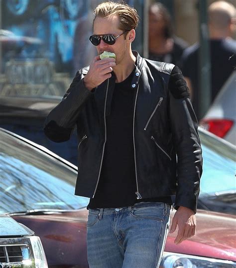 Alexander Skarsgard Takes A Bite Out Of The Big Apple With A Pretty