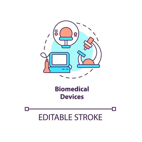 Biomedical Devices Concept Icon 3160159 Vector Art At Vecteezy