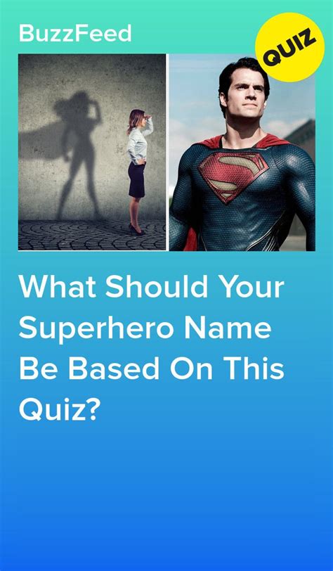 What Should Your Superhero Name Be Based On This Quiz What Superhero
