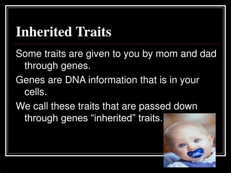 Ppt Inherited And Learned Traits Powerpoint Presentation Free