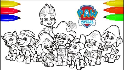 Paw Patrol Coloring Pages Youtube / PAW PATROL Superpups Coloring Pages