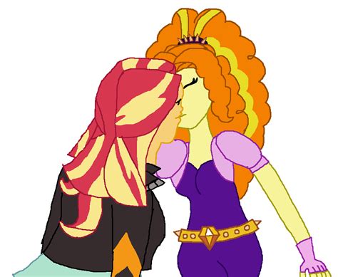 Adagio And Sunset Kissing Again By Ktd1993 On Deviantart