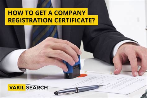 This measure is part of the small and medium enterprise high impact program (sme hip 1). How To Get A Company Registration Certificate in 2020 ...
