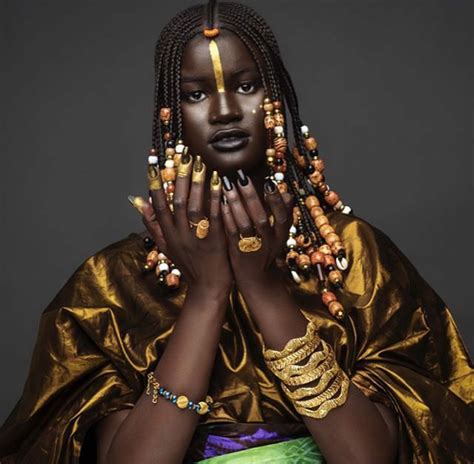 Senegalese Model Khoudia Diop Serves Melanin Goddess Vibes As She