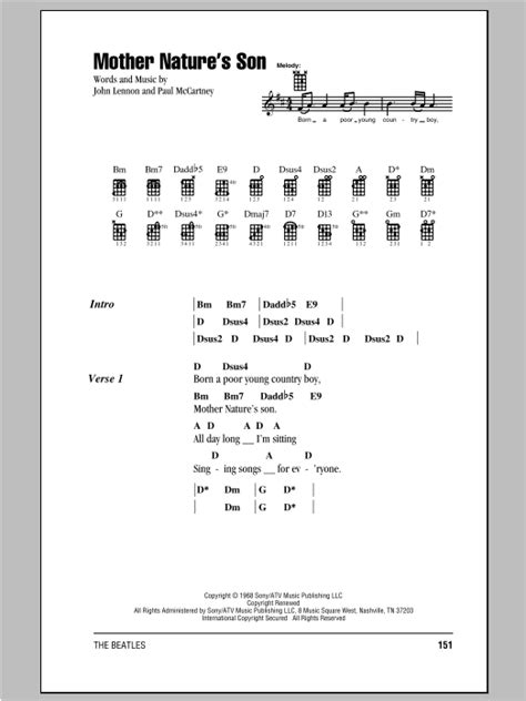 Mother Natures Son Sheet Music Direct