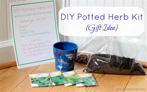 Maybe you would like to learn more about one of these? DIY Potted Herb Kit + Free Printable {Gift Idea} - Erin Spain
