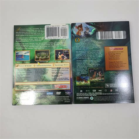 Disney Bambi Lot I Ii Platinum Special Edition Dvd Slipcovers Nip Ebay
