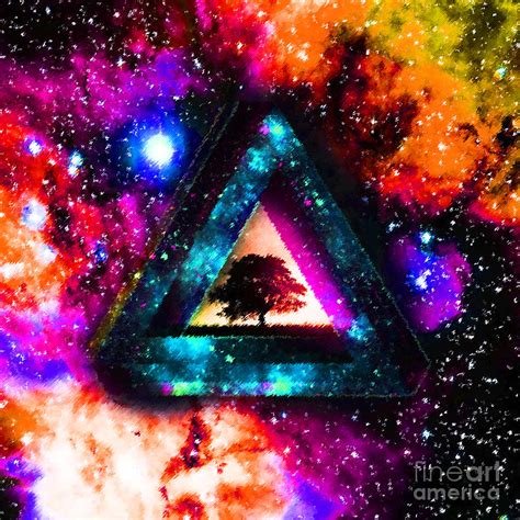 Zelda Triforce Triangle Nebula Digital Art By Ade Juadi Fine Art America