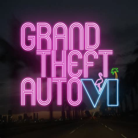 Grand Theft Auto Vi Concept Logo Because I Was Bored Rgta6