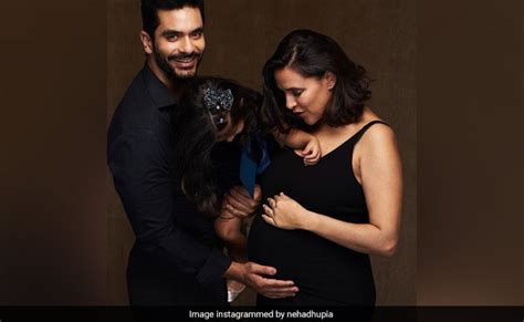 neha dhupia and angad bedi announce second pregnancy thank you god she writes